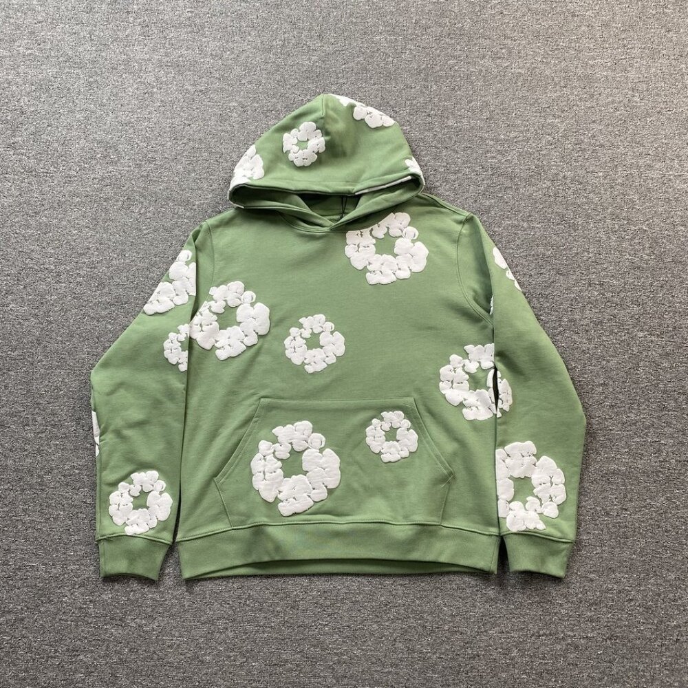 Denim Tears SS23 floral pattern printed sweatshirt